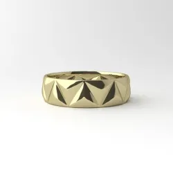 Ring with triangles