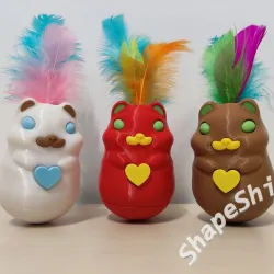 Roly poly chipmunk toy