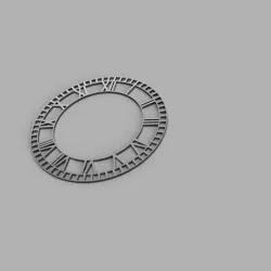 Roman clock face by True