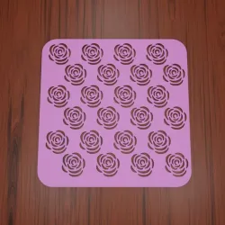 ROSE STENCIL #1