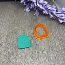 ROUNDED TRAPEZE CLAY CUTTER. ROUNDED TRAPEZE CLAY CUTTER