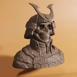 Samurai skull