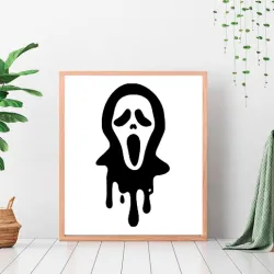 scary movie SVG / STL