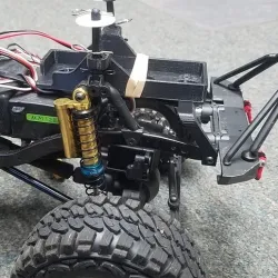 SCX10 - Front Battery Mount - 2200mah batteries
