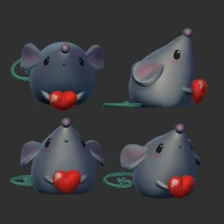 SD Mouse cute animal