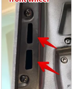 Segway Ninebots GT scooter Inlet air scoop