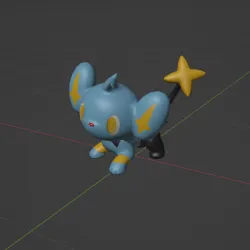 Shinx pokemon 3D print model