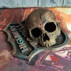 Skull on Route 66