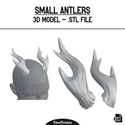 Small antlers 3D models - STL files