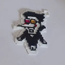 Spamton keychain by deltarune