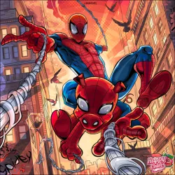 Spider Man Spider Pig Lithophane