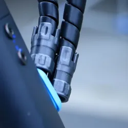 Spiral wrap cable managment Coupler