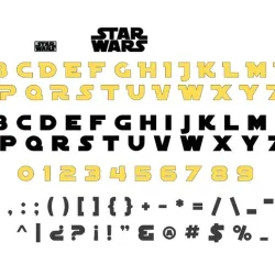 STAR WARS Letters and Numbers | Logo