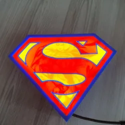 Superman lamp