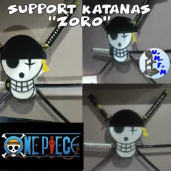 Support Katanas Zoro de "one pièce", Katanas Zoro stand from "one piece".