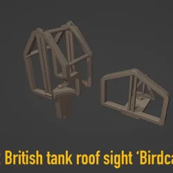 Tamiya Comet Tank 'birdcage' roof sight