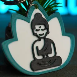 The Buddha Meditation Keychain  (peace✌)