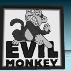 the evil monkey did it.