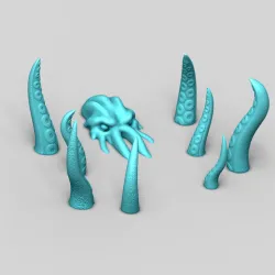 The Kraken - Sea Monster Creative Decoration - STL Printable