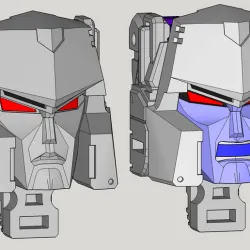 Titans Return Megatron Faceplate