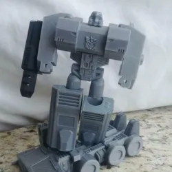 Transformable Megatron (Updated!) (single print, no support material)