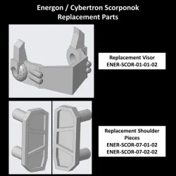Transformers Energon / Cybertron Scorponok / Zarak Replacement Parts