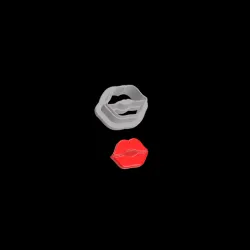 Valentine Lips Cutter 15 mm