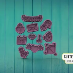 Valentine Mini Cookie Cutters Valentine Mini Cookie Cutters M2
