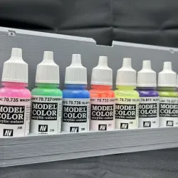 Vallejo Paint Rack – 8 Bottle Organizer for 17ml Dropper Bottles