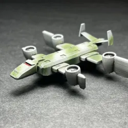 VTOL-One Hopper + pilot figures (6mm)
