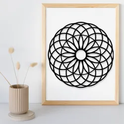 Wall Art geometric flower