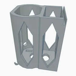 Wall mount for Bosch Power Tube battery 500/625