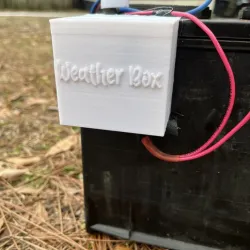 Weather Box With Web Site Display  (IOT PROJECT)