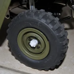 Wheel hubs for Gmade Sawback RC Crawler 7mm nut