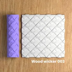 Wood Wicker 003 | Texture Roller