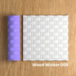 Wood Wicker 008 | Texture Roller