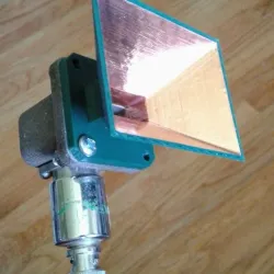 WR90 flange horn antenna
