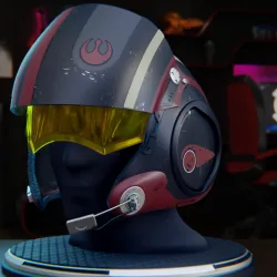 X-Wing pilot helmet (Poe Dameron) from Star Wars The Force Awakens
