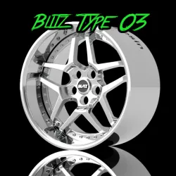 1/24 Blitz Type 03 18" w/tyre