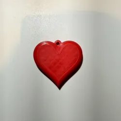 2 heart key chain designs