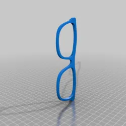 3D printed eyeglasses