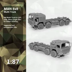 8x8 Multi Truck - Military Truck