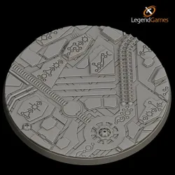 90mm Necron Base - Round x1 - LegendGames