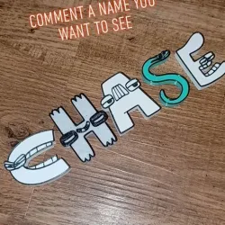 Alphabet Lore NAMES - Chase (let me know if you need a name )