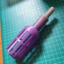 Aquarium filter basket/diffuser with hose adapter for fishtank