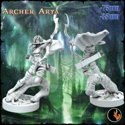 Arya Fantasy Elf Girls STL Vol 1
