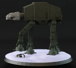 AT AT and snowspeeder