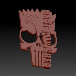 Bart Skull Punisher