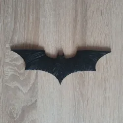 Batarang Batman Scratching Low Poly