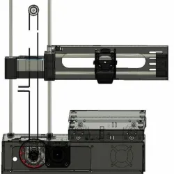 Belted Z-axis for MP select mini and similar.